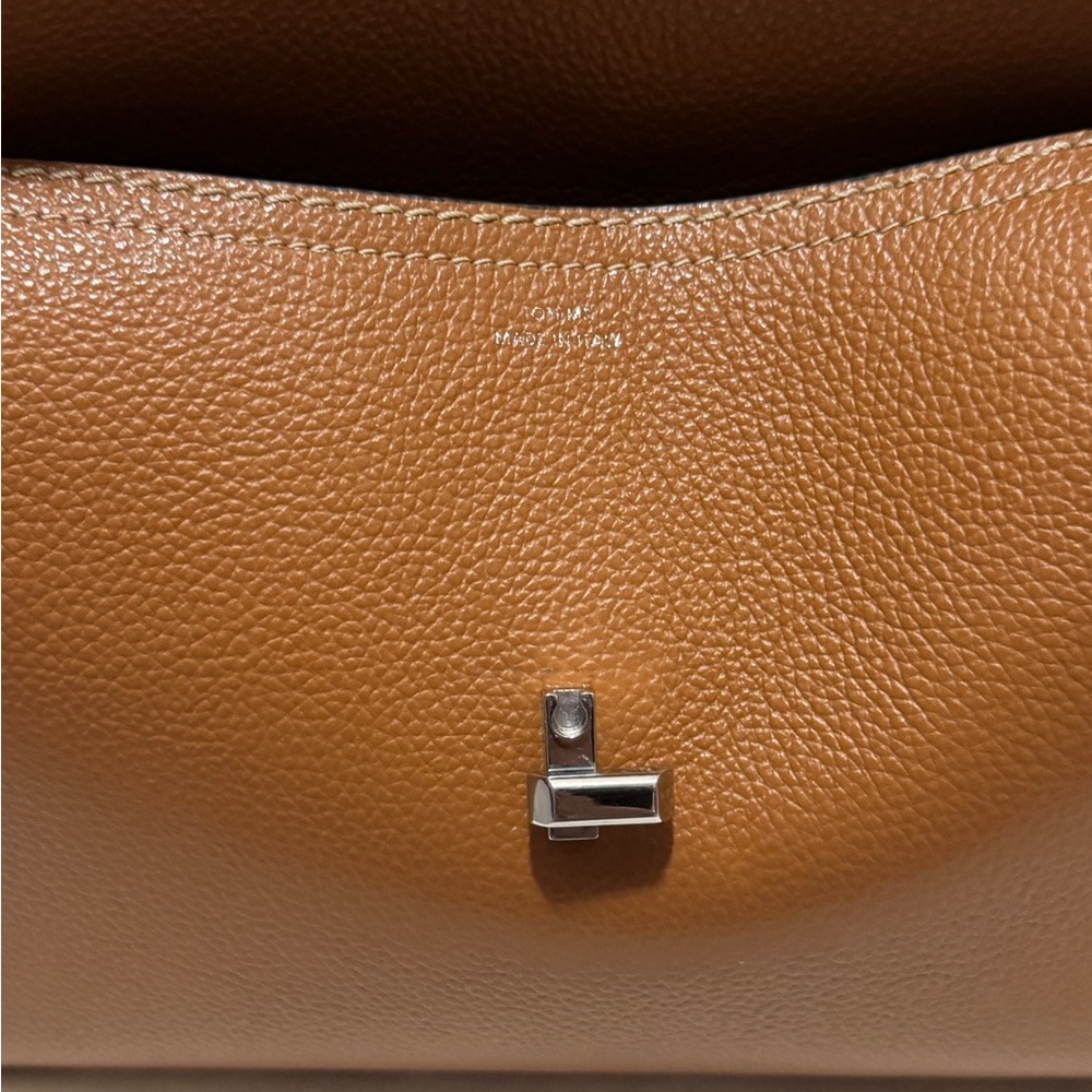 Toteme Brown Leather Crossbody Bag - Picture 3 of 15